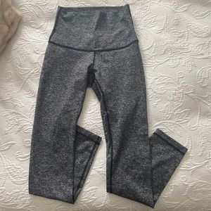 Heather Grey Lululemon Wunder Under Leggings
